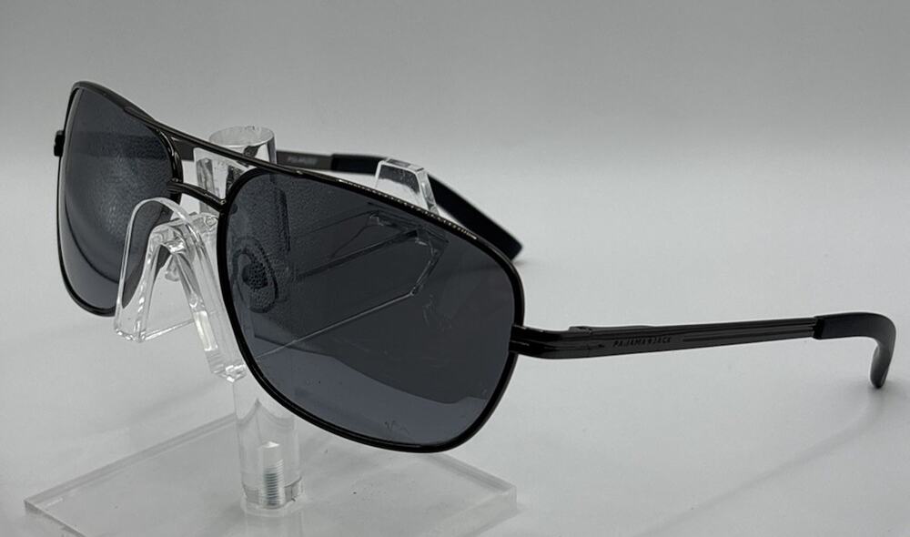 Panama Jack Polarized Aviator Sunglasses Black Gunmetal Unisex